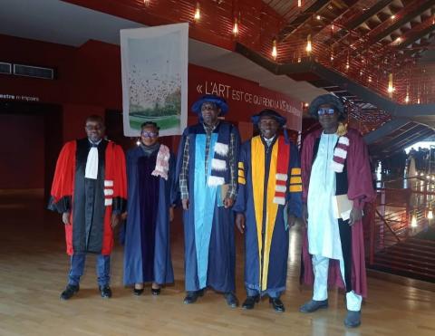 Cérémonie de remise des Doctorats Honoris Causa aux Lauréats d'Afrique