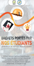 Fiche signalétique des cinq (05) brevets déposés des étudiants de l’École Nationale Supérieure Polytechnique de l’Université de Maroua