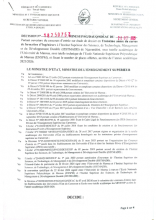 DÉCISION portant ouverture du concours d'entrée sur étude de dossier en Troisième année du cursus de formation d'Ingénieurs à l'Institut Supérieur des Sciences, de Technologie, Management et du Développement Durable de Ngaoundéré, sous tutelle académiq...