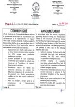désinscription d'office de certains étudiants inscrits en thèse de Doctorat.
