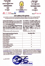 Appel à candidatures pour la sélection en première année du cycle de Doctorat à l'Université de Maroua au titre de l'année académique 2025-2026 / Call for Applications for Selection into the First Year of the Third Cycle at the University of Maroua, for the Academic Year 2025/2026