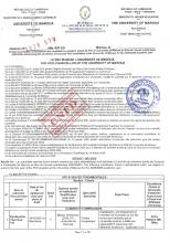 ‎Décision portant autorisation d'inscription des candidats en première année de PhD à l'Université de Marcua au titre de l'année académique 2025/2026 /  Decision Authorising the enrolment of first-year PhD candidates at the University of Maroua for the...